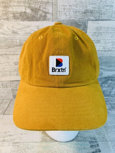 Brixton Strap Back Brown Tan Hat Cap 