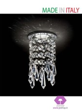 faretto cristallo incasso lampada led nuovo puntale faretto cristallo