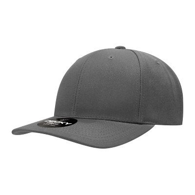 Decky Unisex 6 Panel Mid Profile Structured Acrylic/Poly Snapback Cap - 1015