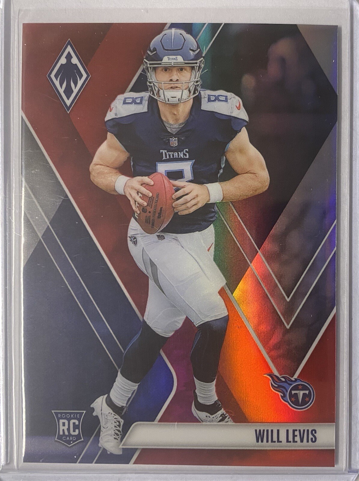 Will Levis RC 2023 Panini Phoenix Red Prizm Rookie Card Rookie #/250 Titans