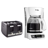 Oster 4-slice Toaster + Mr. Coffee 12-cup Coffee Maker, Certified Refurbished on sale Oster 4-slice Toaster + Mr. Coffee 12-cup Coffee Maker, Certified Refurbished on sale