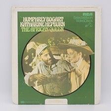 The African Queen CED VideoDisc 1951 Humphrey Bogart Katherine Hepburn