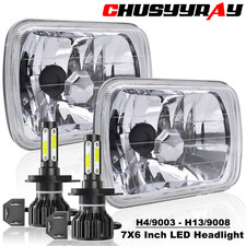 For Mazda Pickup B2000 B2200 B2600 1986-93 Pair 7x6 5x7 Led Headlights High-low For Mazda Pickup B2000 B2200 B2600 1986-93 Pair 7x6 5x7 Led Headlights High-low