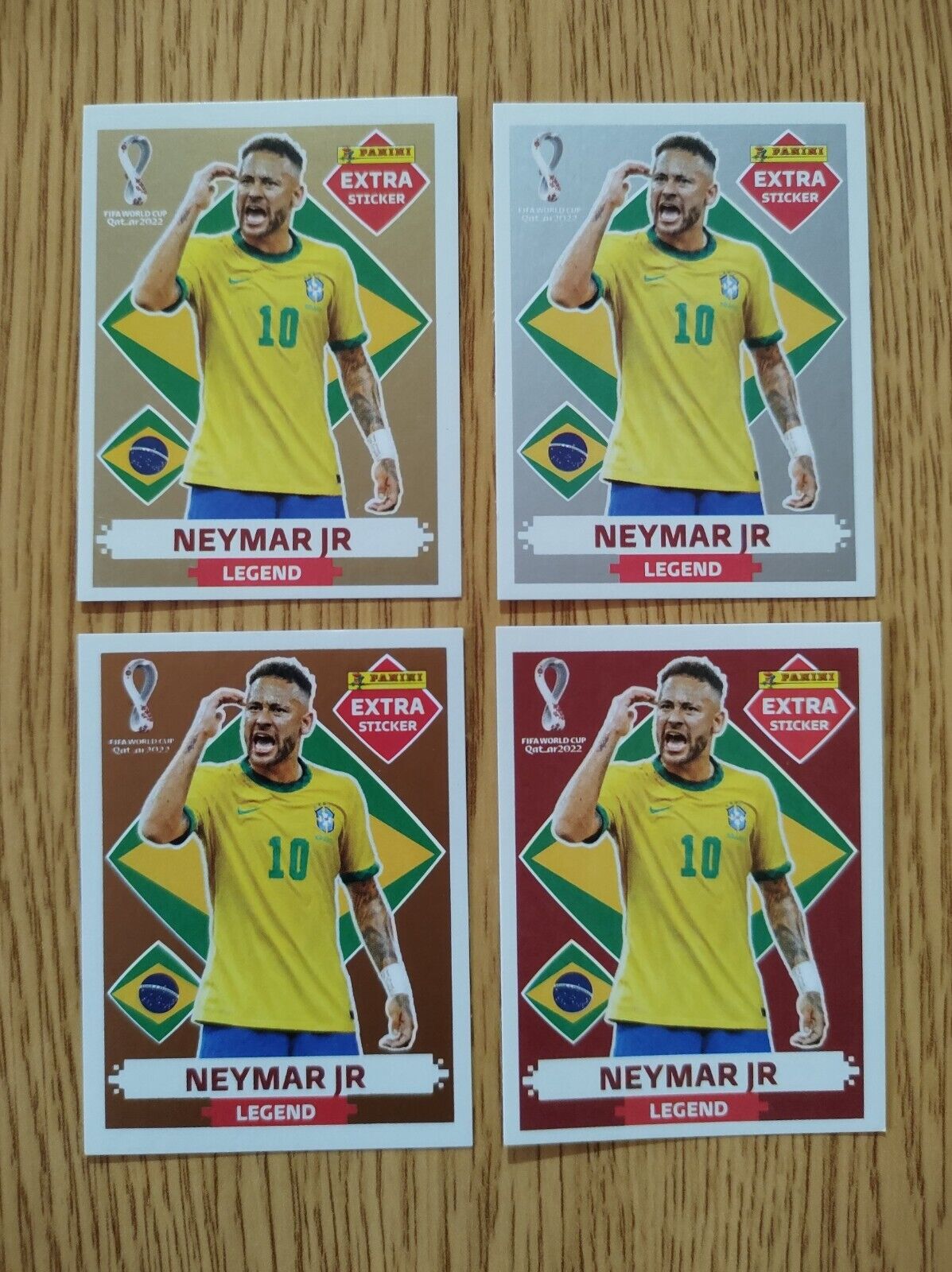 EXTRA STICKER MBAPPE MESSI CR7 NEYMAR World Cup Qatar 2022 PANINI LOT