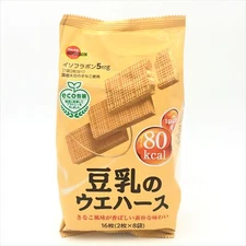 Bourbon Soy Milk Wafer Biscuit Cookies, 3.77 oz/ 107g豆乳饼干