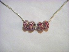 MURANO GLASS BEADS FOR BRACELETS OR PENDANTS A84