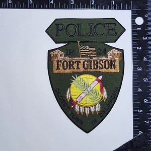 Fort Gibson Police Patch. Great Condition! Oklahoma
