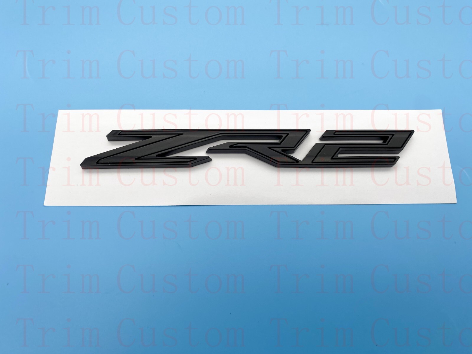 Chevrolet Colorado Tailgate Nameplate Logo Decal Emblem ZR2 Matte Black