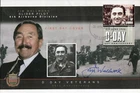 WW2 D-Day Pegasus Bridge 1st glider to land pilot Jim Wallwork signed cover
