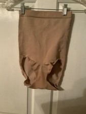 Spanx Ladies Briefs Beige Nude Nylon Spandex Shapewear Size M