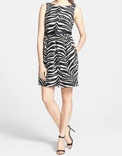 Eliza J MISSY Women's Animal Print Dress STYLE: EJ4M7305 SZ 14