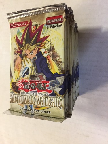 SPANISH Yugioh Ancient Sanctuary 24 Pack Booster LOT TCG CCG 1st Edition