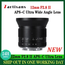 7artisans 12mm F2.8 II APS-C Ultra Wide Angle Lens for Canon Nikon Sony Fuji M43