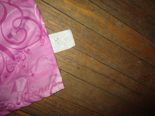 HANNAH MONTANA APRON Child Pink Purple Ties Miley Cyrus Disney - Picture 4 of 4