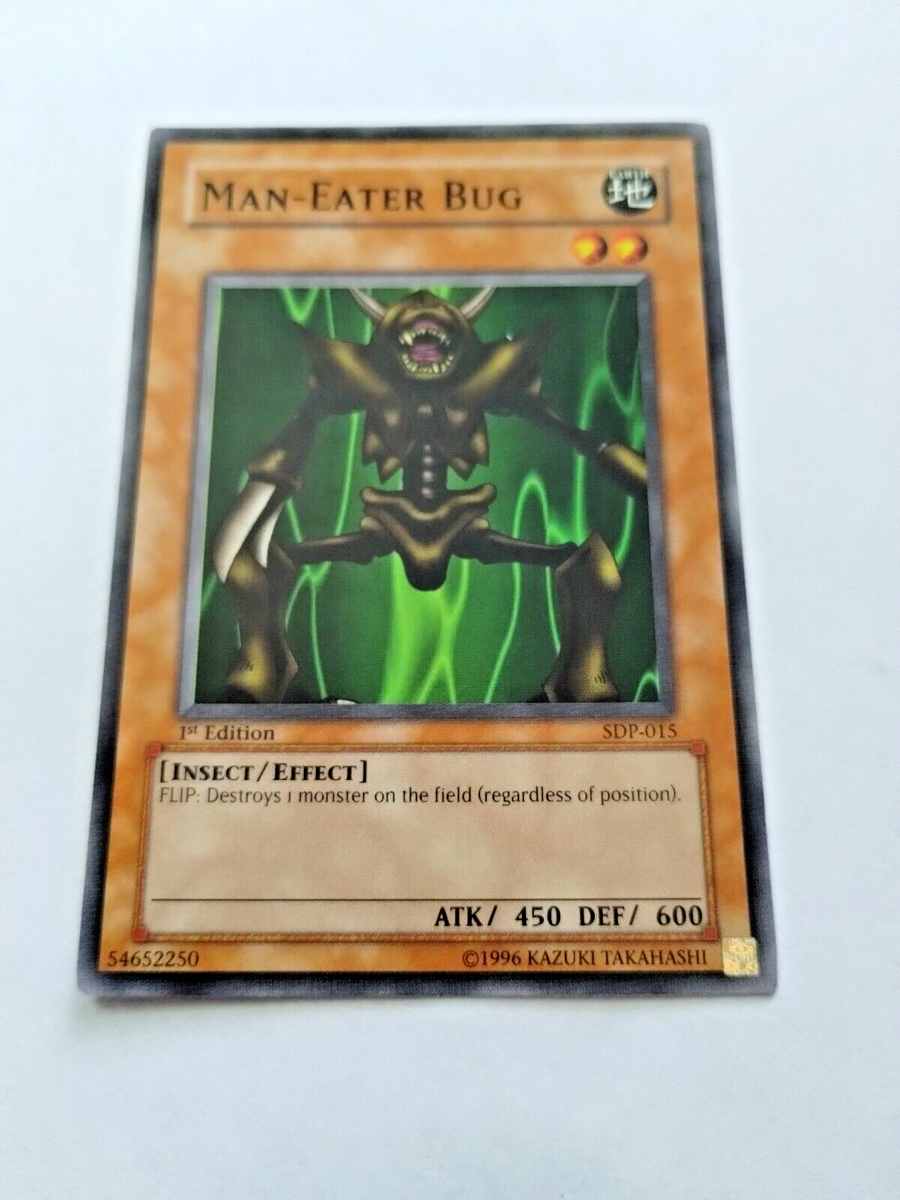 yugioh man eater bug deck Yu-Gi-Oh! Man-Eater Bug Starter Deck Pegasus SDP-015 1st Ed. Com