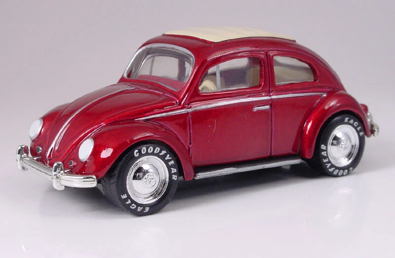 MATCHBOX COLLECTIBLES VW KÄFER BEETLE BUG 50 ANNI (2001) IMBALLO ORIGINALE/MOC - ROSSO - Immagine 2 di 4