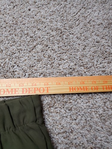 EPTM Jogger Pants Small Mens Green Rayon Blend Drawstring Pockets Stretch USA - Picture 9 of 12