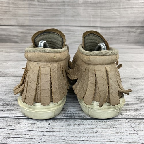 Mocasines bronceados con borlas para clima transparente para hombre talla 10 zapatos bajos con estampado de animales - Imagen 2 de 9