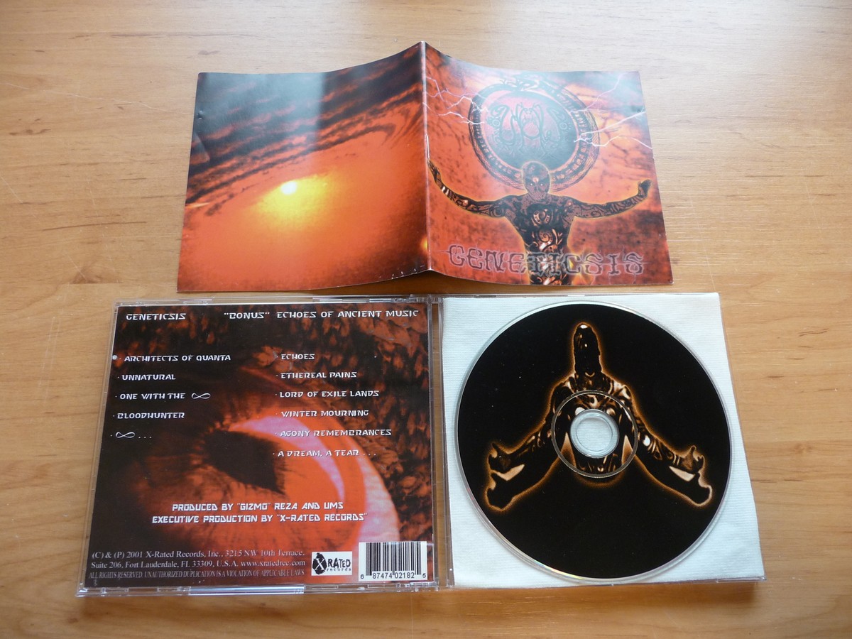 CD UNDER MOONLIGHT SADNESS - GENETICSIS / X-RATED RECORDS CD UNDER MOONLIGHT SADNESS - GENETICSIS / X-RATED RECORDS