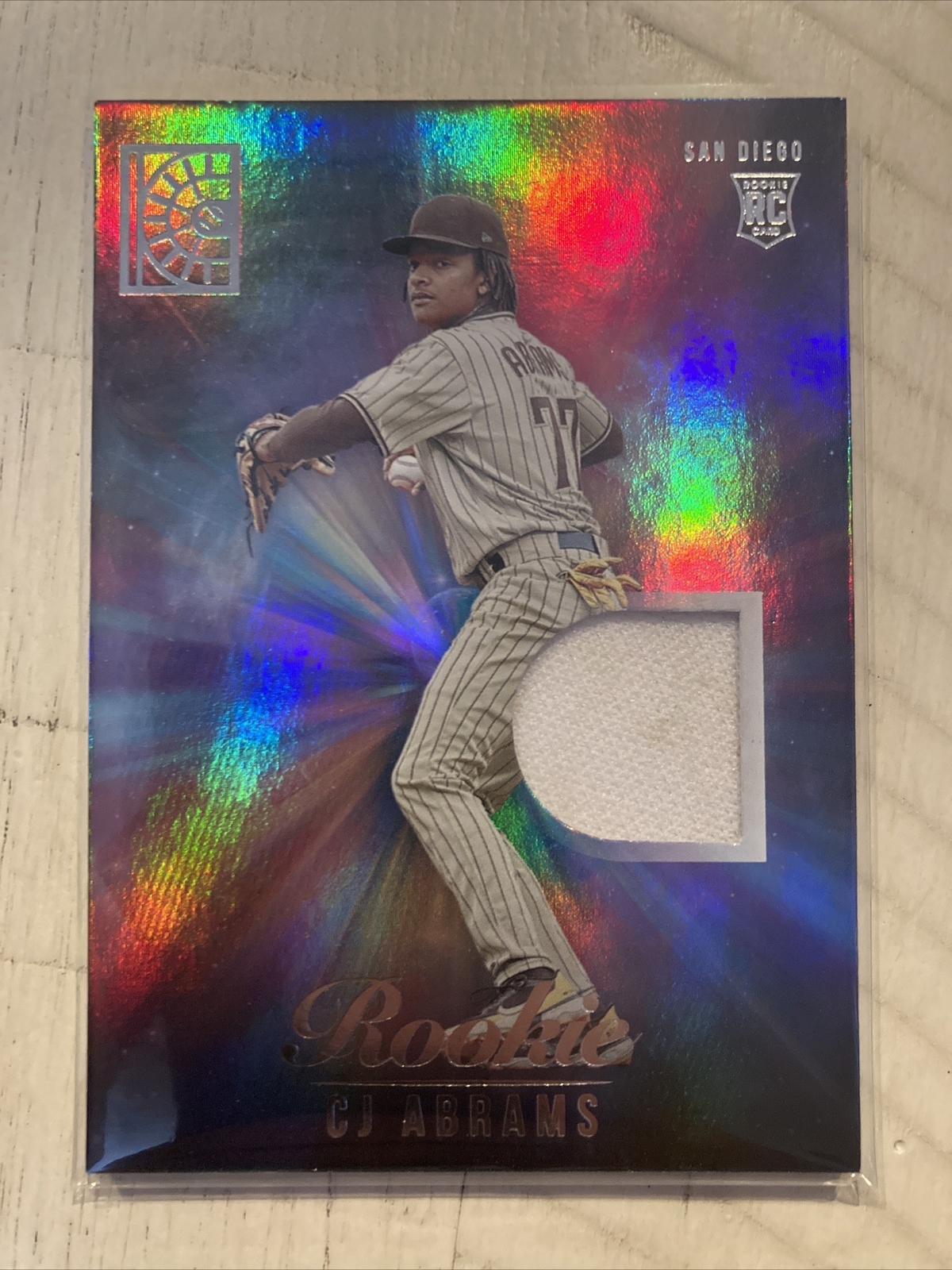 2022 Panini Capstone Rookie Materials CJ Abrams #RM-CJ Padres