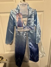Nuevo Disfraz Disney Frozen Elsa Reina del Hielo Nieve Niño Talla Pequeña 4-6