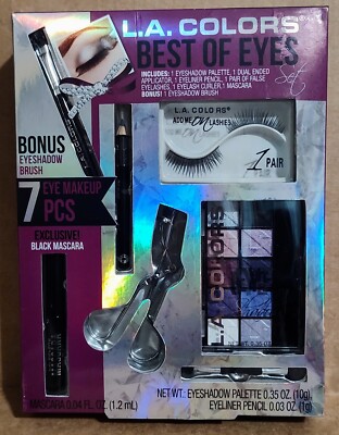 L.A. Colors Best Of Eyes 7 Piece Eye Makeup Set  BRAND NEW