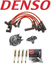 DENSO Wires V-Power Plugs TUNE UP KIT for JEEP Wrangler Cherokee Dakota 2.5L
