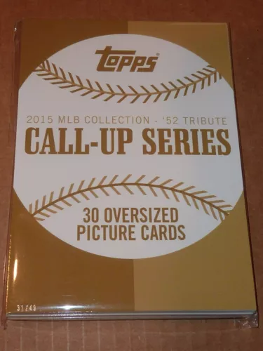 2015 Topps  5 x 7 5x7 '52 Tribute Call-Up Series 30 Card Set #'d 06/49 