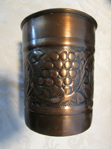Vintage Metall Old Dutch Heritage 9 Stück Geprägte gehämmerte Kanister Set - Bild 3 von 12