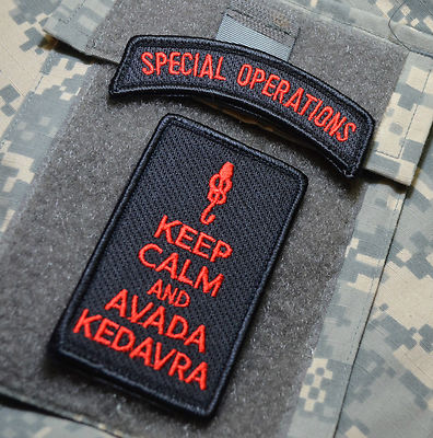 Kandahar Whacker Marsoc Raiders SAS Jtf Keep Calm Vêlkrö: Sp Ops + Avada Kedavra