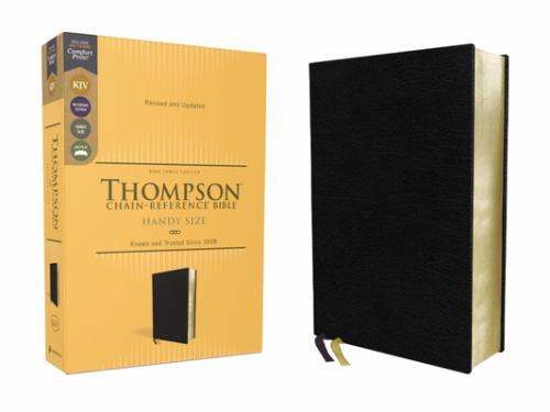 KJV, Thompson Chain-Reference Bible, Handy Size, European Bonded Leather, Red...