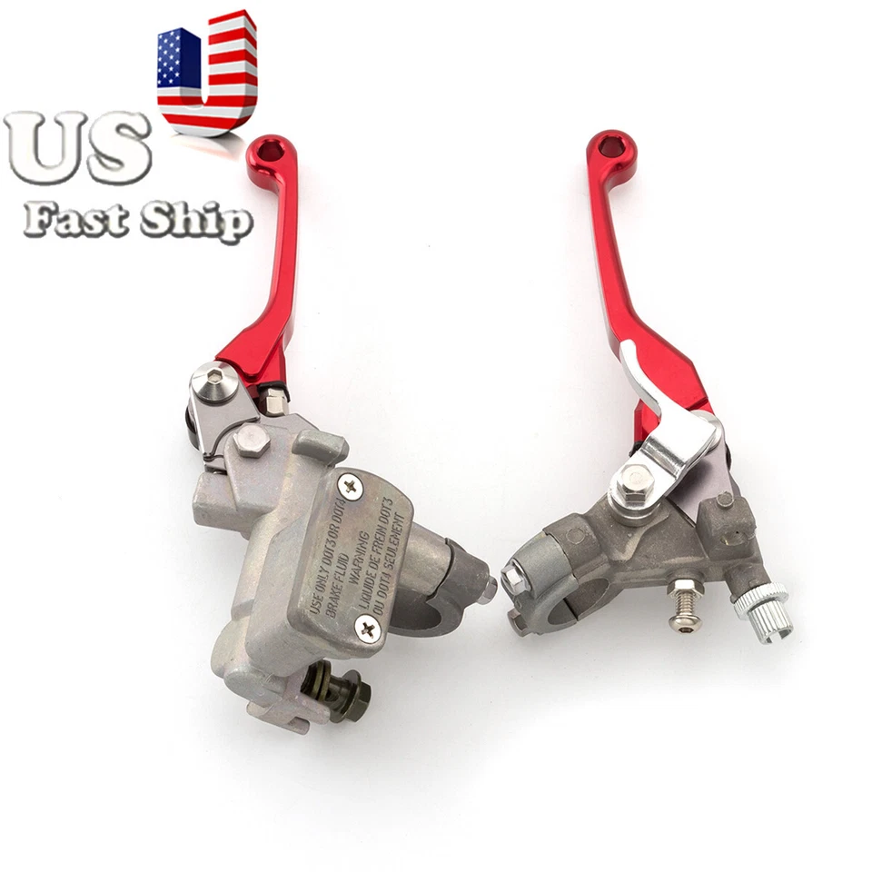 Palanca de depósito de cilindro maestro de embrague de freno hidráulico CNC para CRF250R 2004-2016 Foto 4 de 4