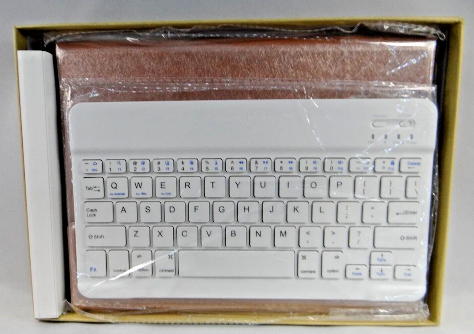 KVAGO iPad Keyboard Case 9.7 inch, Compatible w/ iPad 6th/5th Gen, Pink - Image 2 of 4