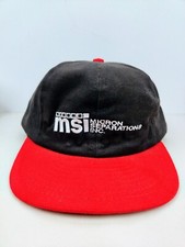 Vtg USA MADE MSI Micron Separations Trucker Hat Cap  New NOS NWOT