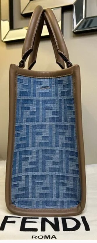 FENDI Fendi Denim Sunshine Tote Bag | eBay