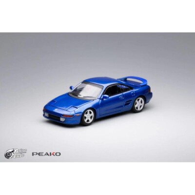 1/64 Peako Toyota MR2 SW20 Blue Rev 4 1996 Diecast #62404