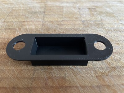 10x Pack Türrahmen Staubboxen in schwarz 57 mm - schnell versandkostenfrei in Großbritannien hergestellt