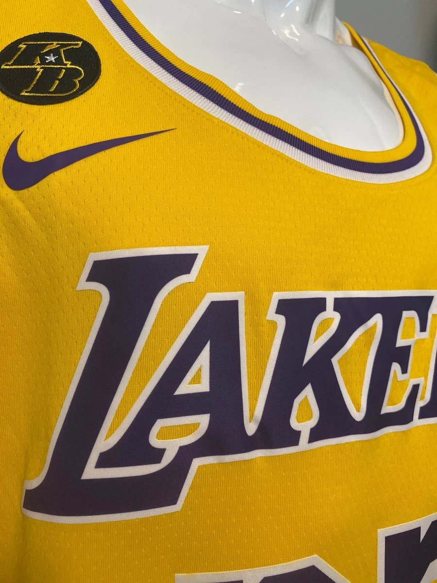 Lakers jersey hotsell with kb logo