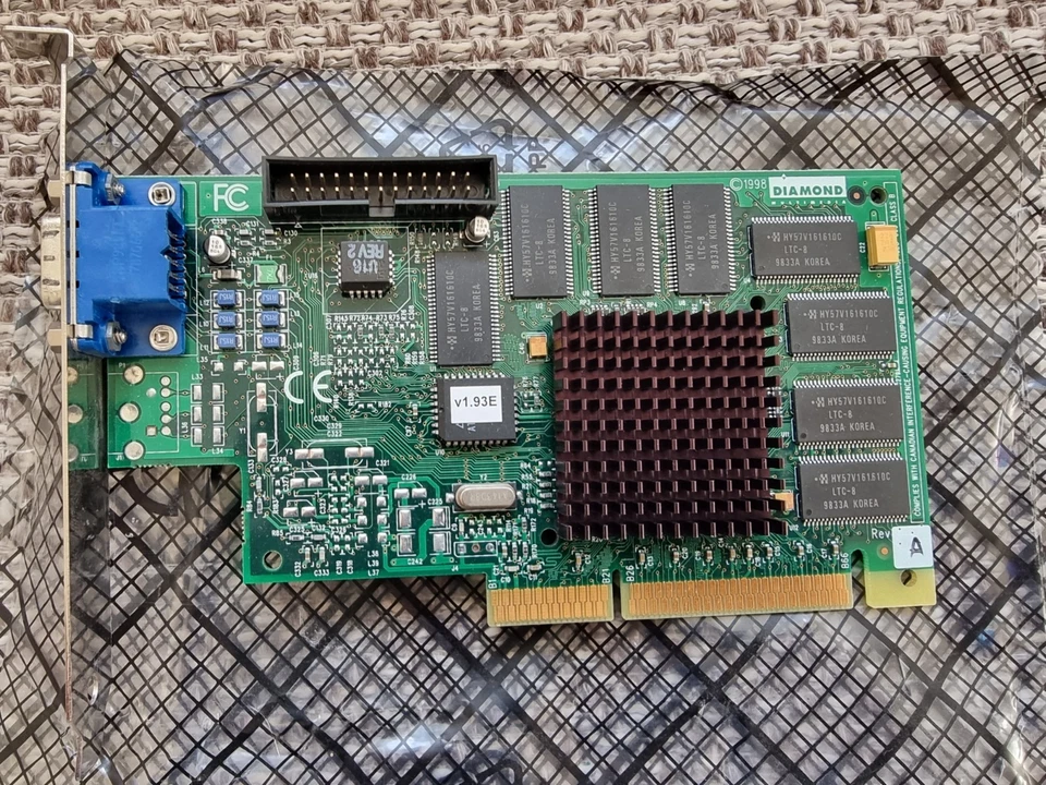 Diamond Viper V550 SDR Riva TNT 16MB AGP, Nvidia, Retro, GPU, 3dfx rival - NEW - Image 3 of 4