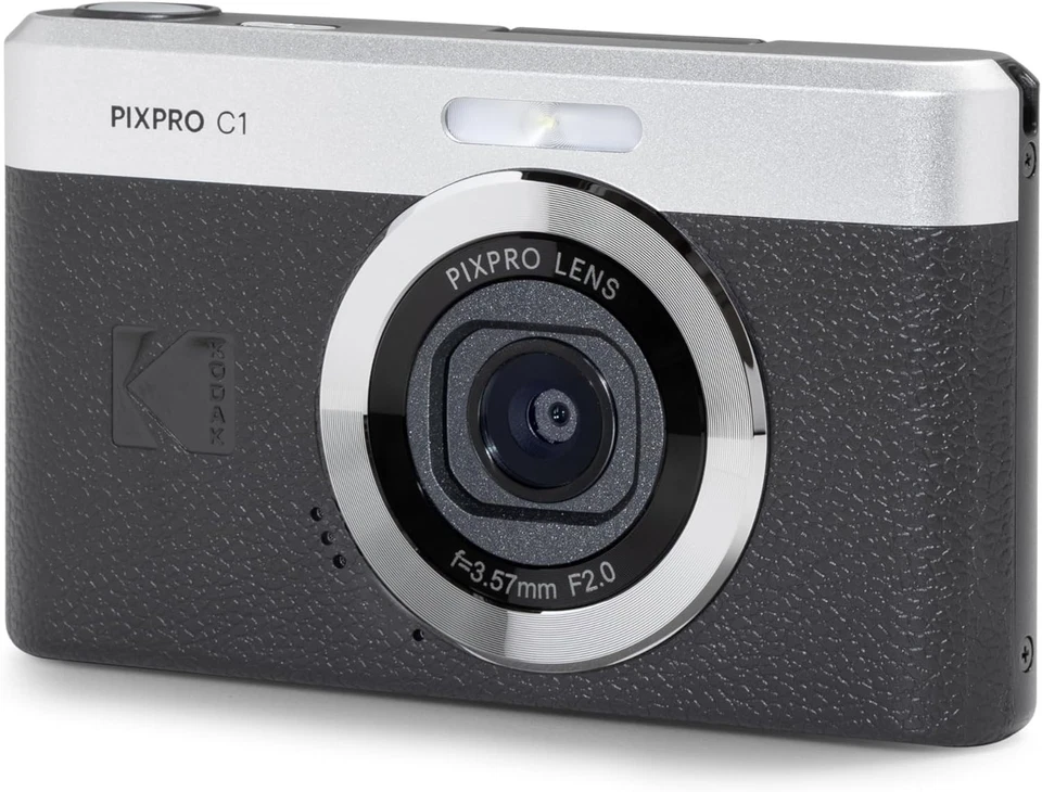 Kodak PIXPRO C1 13MP 4x Zoom Compact Camera - Black - Image 2 of 4
