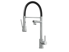 Flexi Kitchen Sink Mixer Tap with Pull-Out Gel Hose – Chrome Mono Mixer Tap
