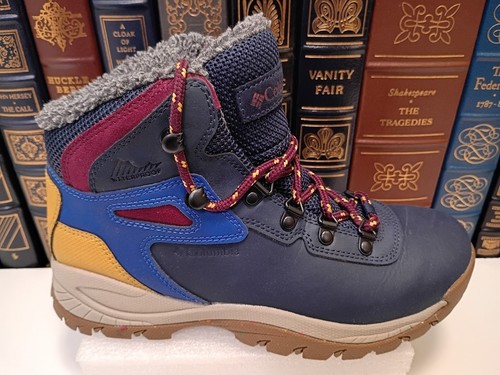 Columbia Waterproof Yoncalla Hiking Boots Womens Size 7.5 Gorpcore Blue, Yellow - Picture 2 of 11