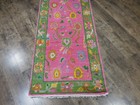 Turkish Oushak Rug, Modern Multicolored Handmade Bohemian Rug 2.7x6.2 Ft — photo 4