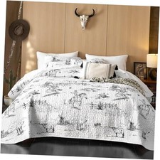 Wake In Cloud - Juego de edred n occidental, vida Queen / Full Negro Blanco