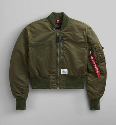 New Alpha Industries UO Exclusive L-2B Cropped Bomber Jacket $180 XL