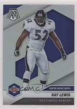 2021 Panini Mosaic Super Bowl MVPs Silver Prizm Ray Lewis #290 HOF 0o5