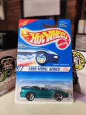 👓Hot Wheels 1995 #344🔥'95 CAMARO Convertible Met Green⭐Chrome 3-SP⚡Model Serie
