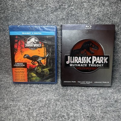 Jurassic World 5-Movie Collection Blu-ray NEW & Jurassic Park Ultimate Trilogy