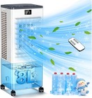 3-in-1 Evaporative Air Cooler,4 Modes 3 Speeds Blow Cold Air, 120°Oscillation