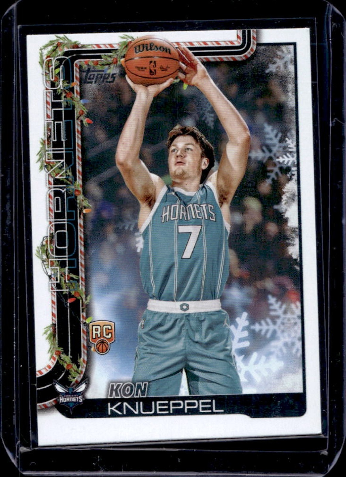 2025-26 Topps Holiday Kon Knueppel RC Rookie #H164 Hornets